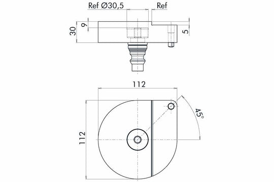 System 3R C288040, Reference pallet for HHP or PHP (indexing) EDM Tooling Warehouse