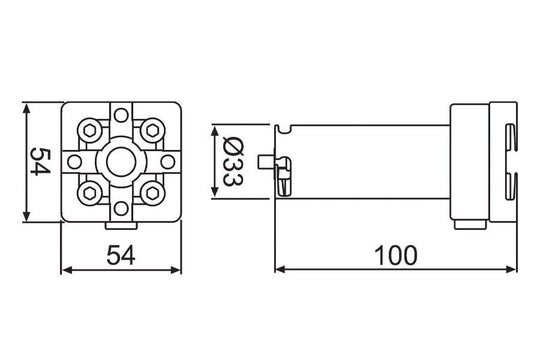 System 3R 3R-466.10033, Manual chuck adapter, Macro-MacroJunior EDM Tooling Warehouse