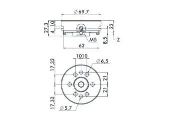 System 3R C695265, GPS 70 Steel pallet EDM Tooling Warehouse