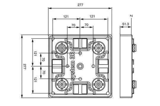 System 3R 3R-770-5, Pneumatic chuck, Dynafix EDM Tooling Warehouse