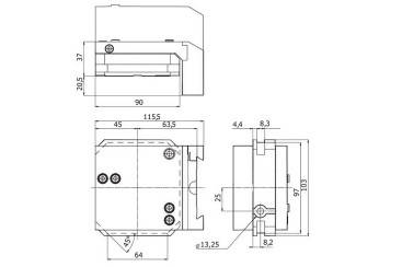 System 3R C 950 470, Unimacro Adjusting pallet, Unimatic EDM Tooling Warehouse