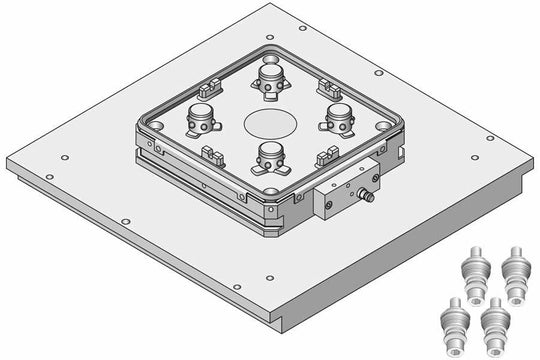 System 3R C282300, Pallet with GPS 240 chuck EDM Tooling Warehouse