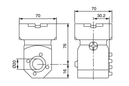 System 3R 3R-603.9, Manual chuck adapter, Macro-Mini EDM Tooling Warehouse