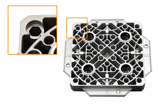 System 3R C531240, GPS 240 Pallet bore for index lock EDM Tooling Warehouse