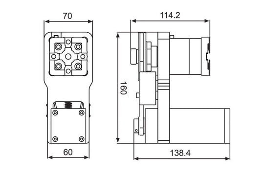 System 3R 3R-6.321-HS, Rotating spindle, Macro EDM Tooling Warehouse