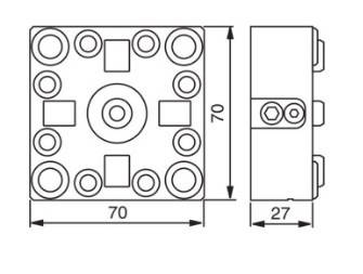 System 3R 3R-600.24-4RS, Manual chuck, Macro High Performance EDM Tooling Warehouse