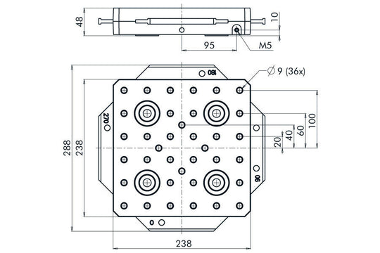 System 3R C694300, GPS 240 Pallet ’Adaption’ EDM Tooling Warehouse