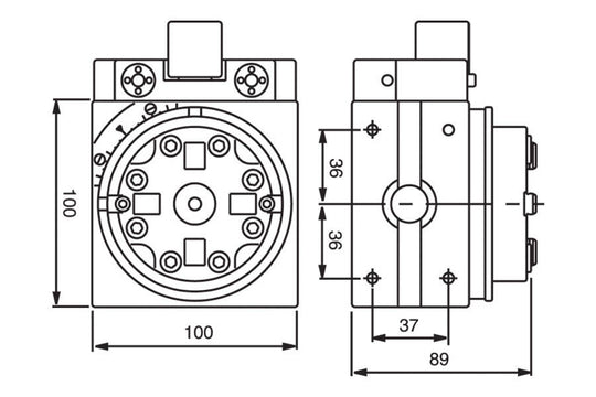 System 3R 3R-610.4, Manual 3R block, MacroStandard EDM Tooling Warehouse