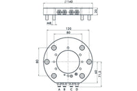 System 3R C188730, Flange for GPS 70 chuck EDM Tooling Warehouse