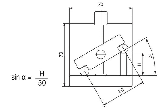 System 3R 3R-216.6, Sine ruler, Macro EDM Tooling Warehouse
