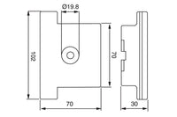 System 3R 3R-606.1-N, Check ruler, MacroNano EDM Tooling Warehouse