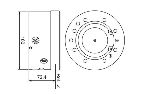 System 3R 3R-680.1-2, Pneumatic chuck, MacroMagnum EDM Tooling Warehouse