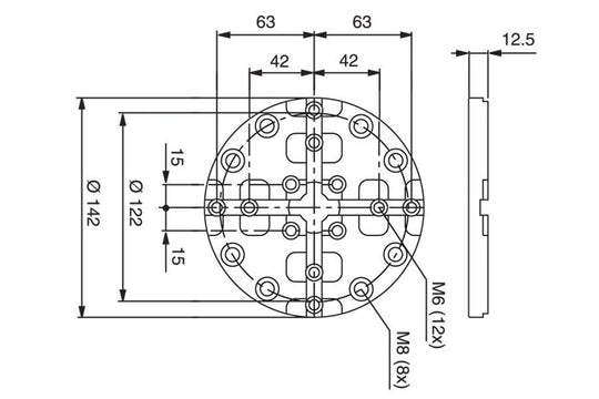 System 3R 3R-681.71, Reference element Ø142 mm, MacroMagnum EDM Tooling Warehouse