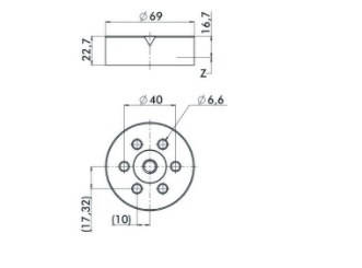 System 3R S500010, Set GPS 70 Aluminium pallet EDM Tooling Warehouse