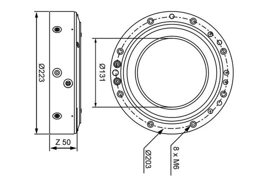 System 3R 3R-690.1-185, Pneumatic chuck, Matrix 185 EDM Tooling Warehouse